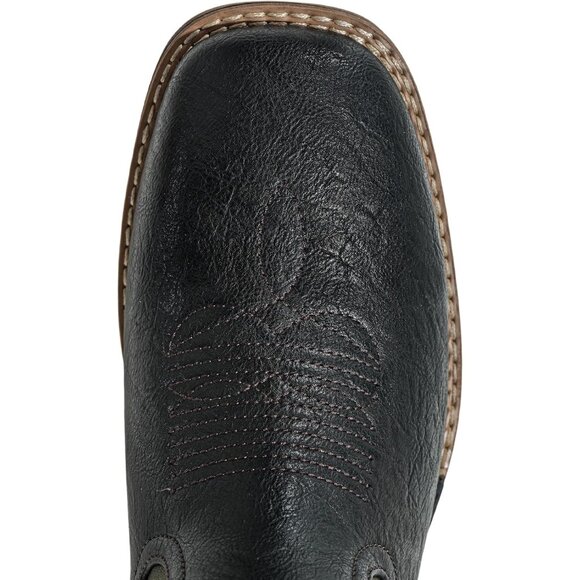 Men\'s Olive Green Toe Western Boots Vegan/genuine Leather With Classic Patriot main image 7